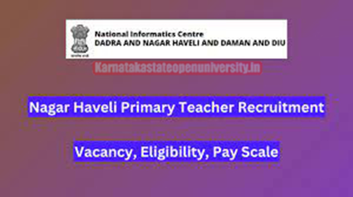 incomplete Nagar Haveli Primary Teacher Recruitment 2024