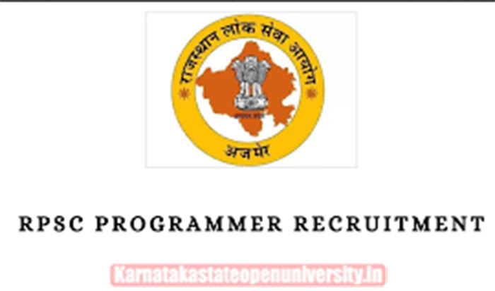 RPSC Programmer Recruitment