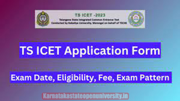TS ICET Application Form 2024