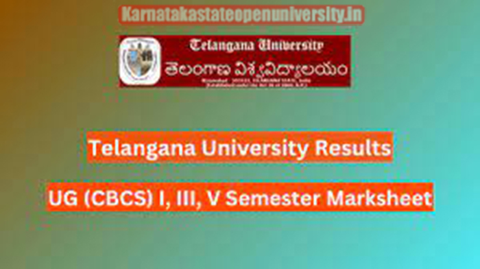 Telangana University Results 2024