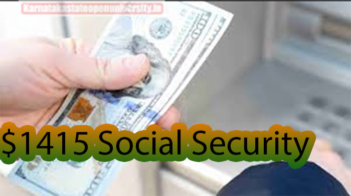 $1415 Social Security