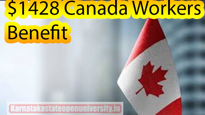 $1428 Canada Workers Benefit