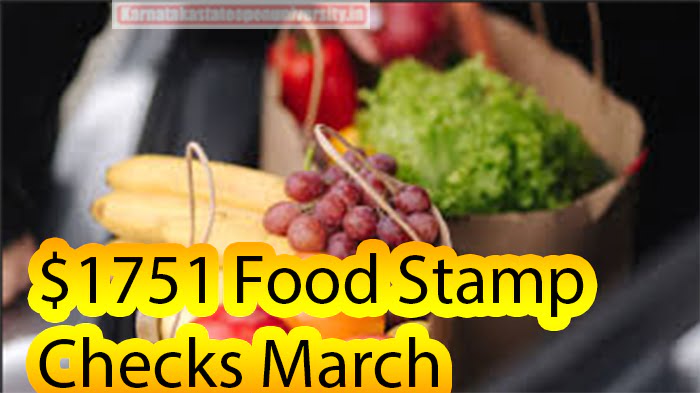 $1751 Food Stamp Checks March