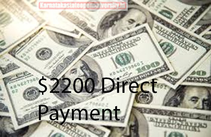 $2200 Direct Payment