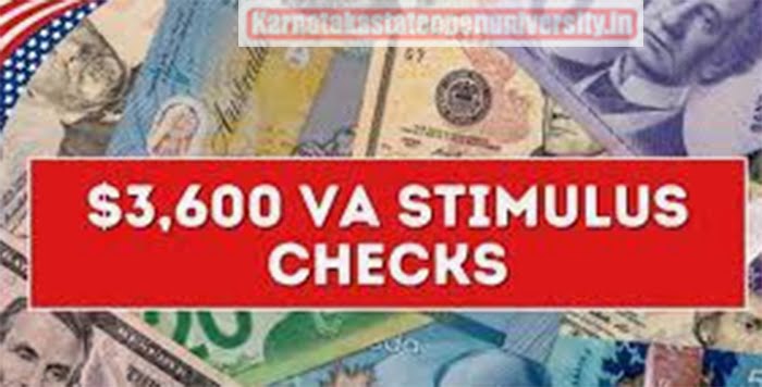 $3,600 VA Stimulus Checks