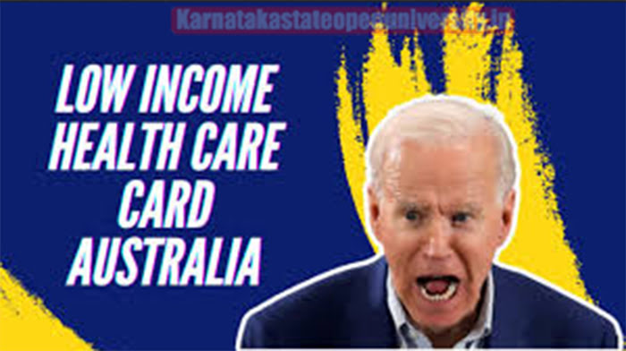 Australia Low Income Health Care Card
