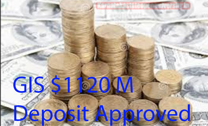 GIS $1120 M Deposit Approved