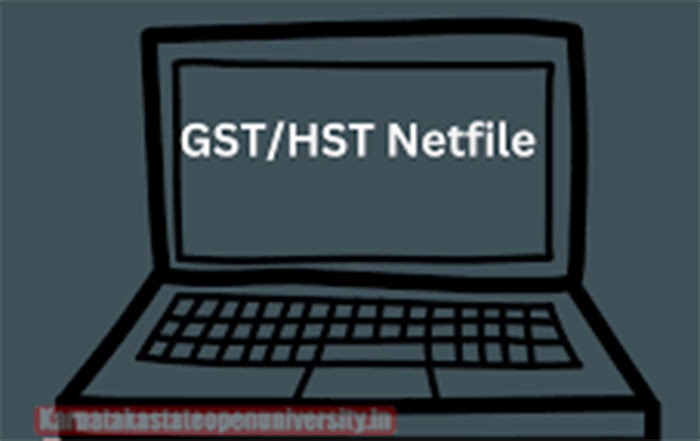 How To File A Return With GST HST NETFILE