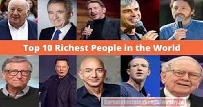 List of top 10 Richest men