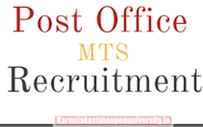 Post Office MTS Recruitment