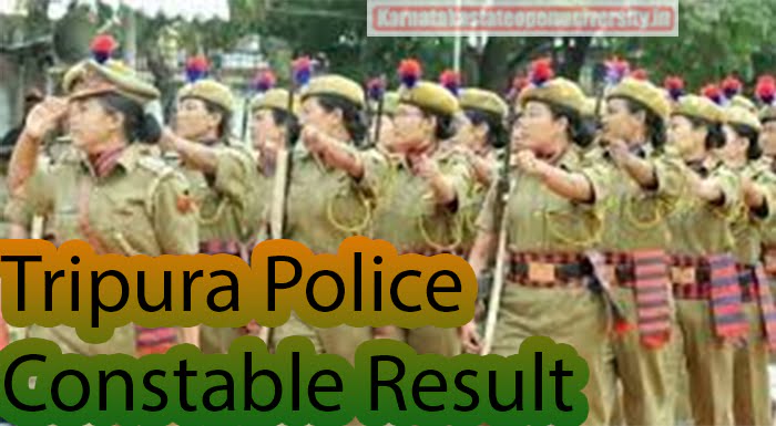 Tripura Police Constable Result