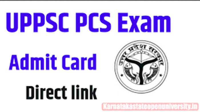 UPPSC PCS Prelims Admit Card