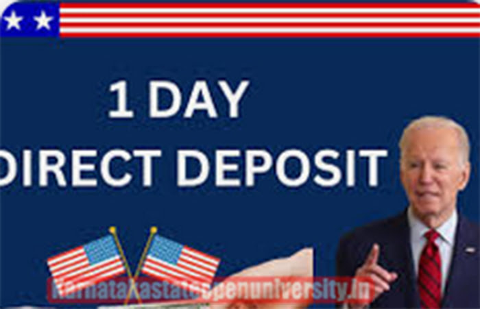 1 Day Direct Deposit April