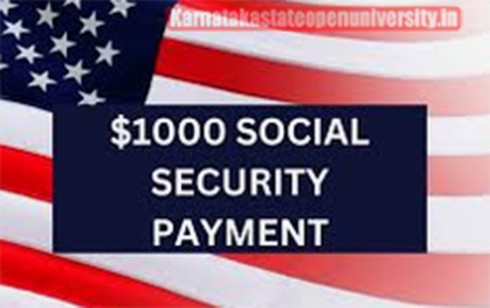 $1,000 Social Security Payment April 