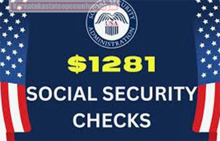 $1281 Social Security Check