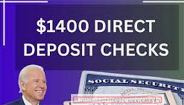 $1400 Direct Deposit Checks April