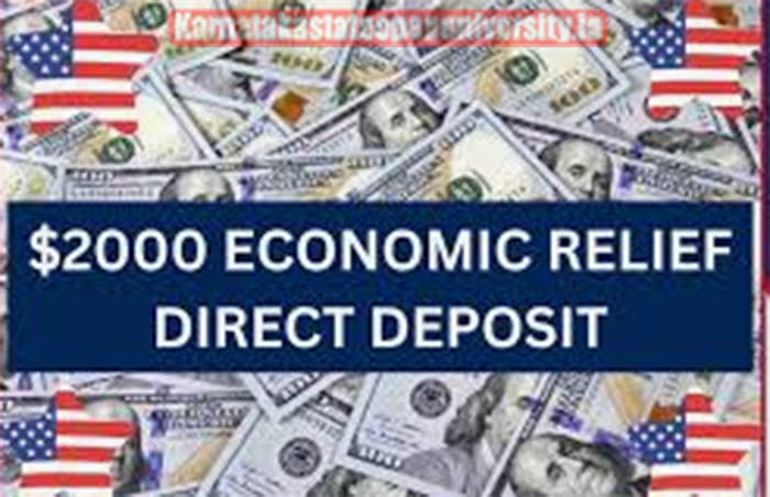 $2000 Economic Relief Package Direct Deposit