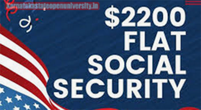 $2200 Flat Social Security