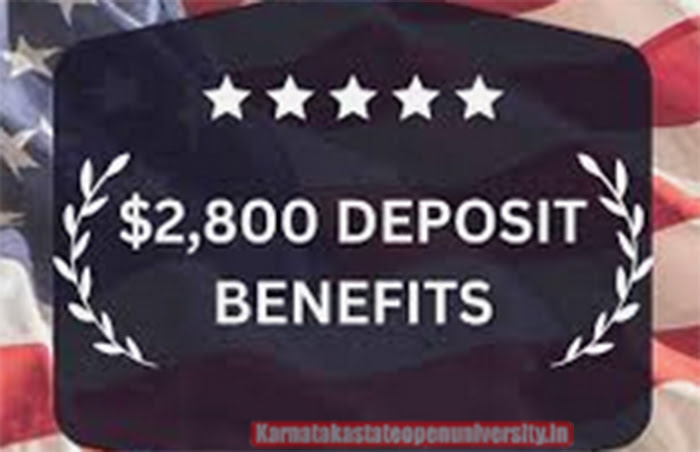 $2,800 Deposit Benefits