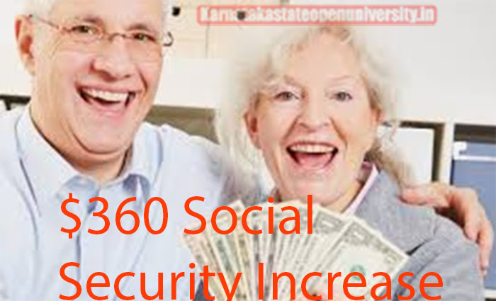 $360 Social Security Increase