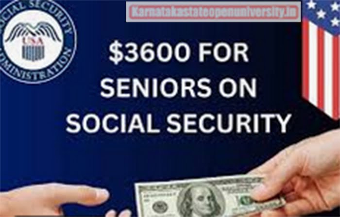 $3,600 Social Security