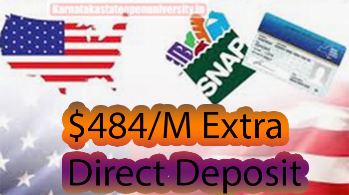 $484 M Extra Direct Deposit Date April
