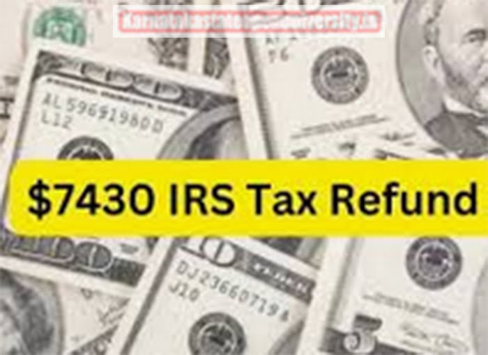 $7430 IRS Tax Refund