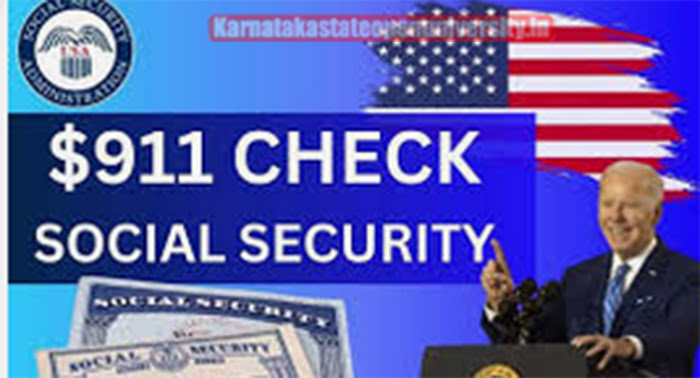 $911 Social Security Check April