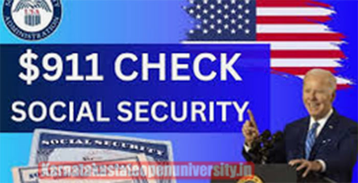 $911 Social Security Check