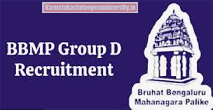 BBMP Group D Recruitment