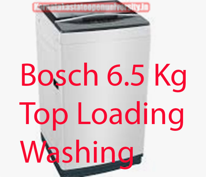 Bosch 6.5 Kg Top Loading Washing Machine