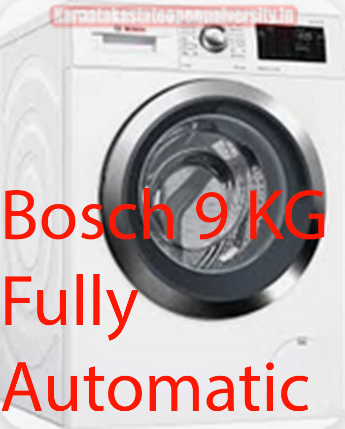 Bosch 9 KG Fully Automatic Front Load Washing Machine