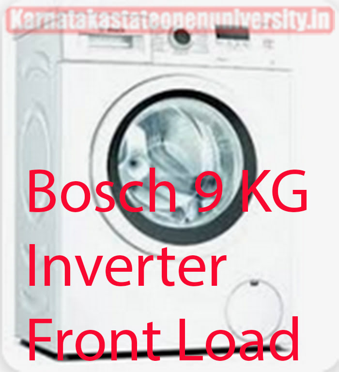 Bosch 9 KG Inverter Front Load Washer