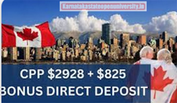CPP $2928 + $825 Bonus Direct Deposit April