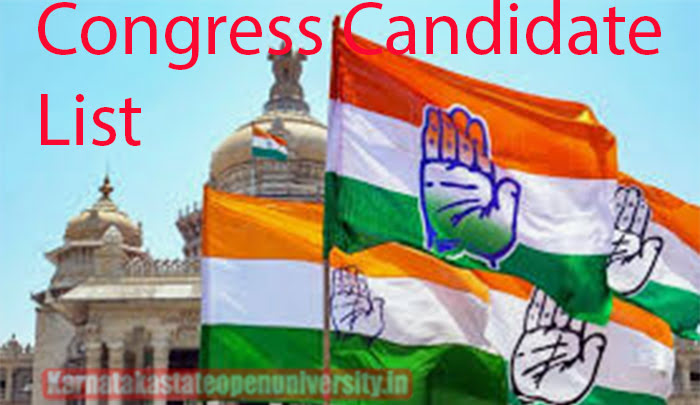 Congress Candidate List