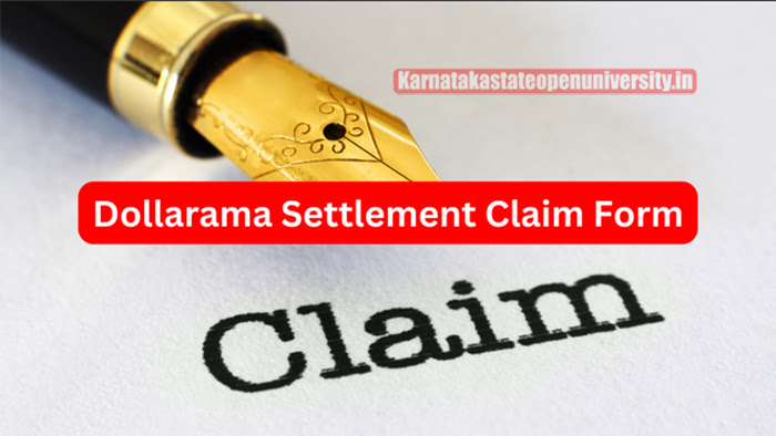 Dollarama Settlement Claim Form