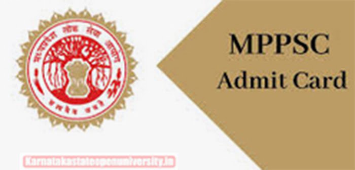 MPPSC Prelims Admit Card