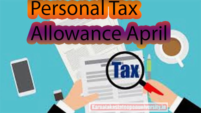 Personal Tax Allowance April