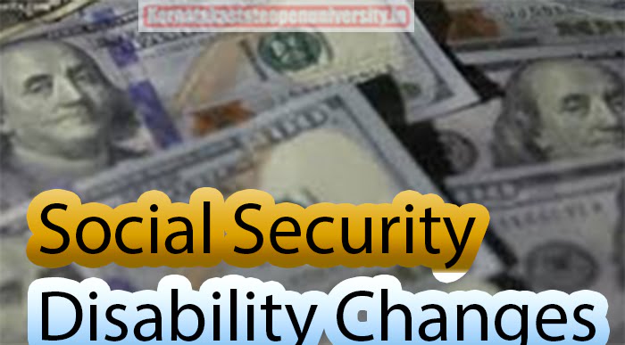 Social Security Disability Changes 