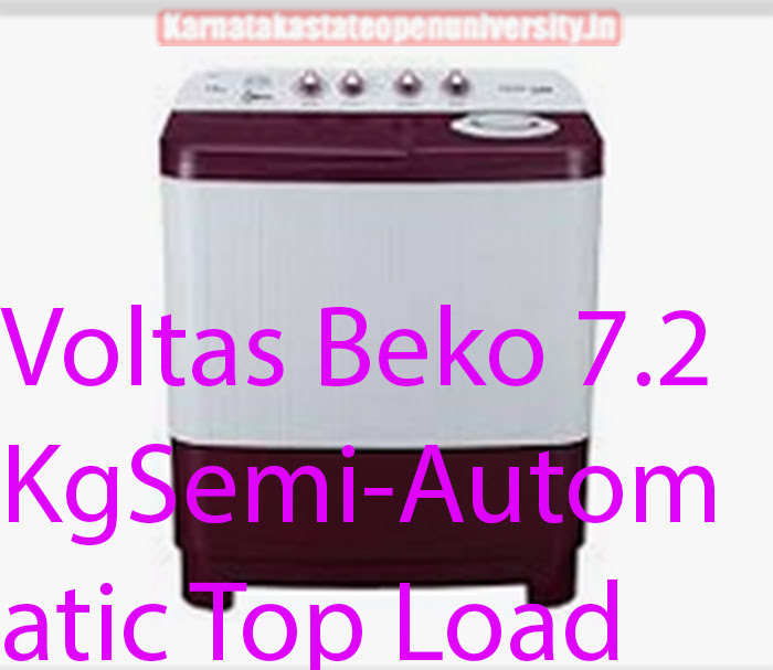 Voltas Beko 7.2 Kg Semi-Automatic Top Load Washing Machine