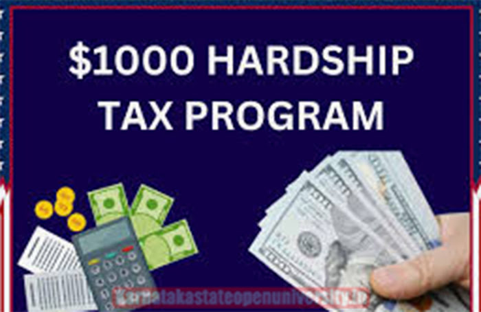 $1000 Hardship Tax Program