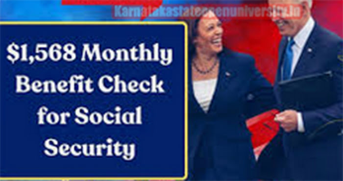 $1,568 Monthly Benefit Check 