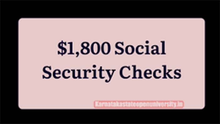 $1,800 Social Security Checks May 
