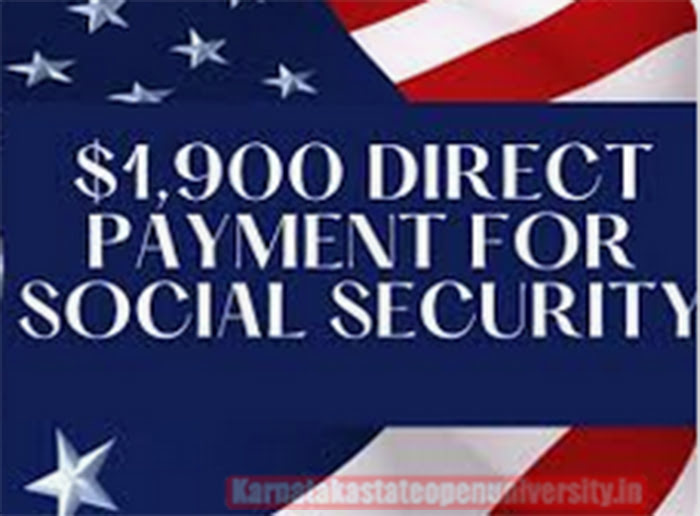$1,900 Social Security Direct Deposit
