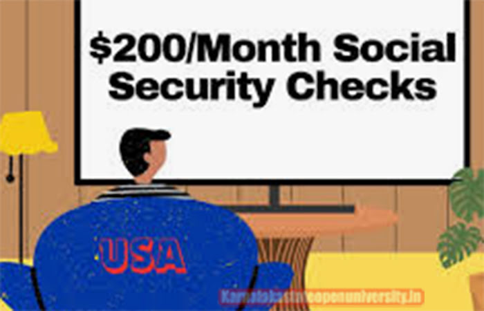 $200 Month Social Security Checks May