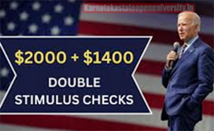 $2000+$1400 2X Stimulus Checks May