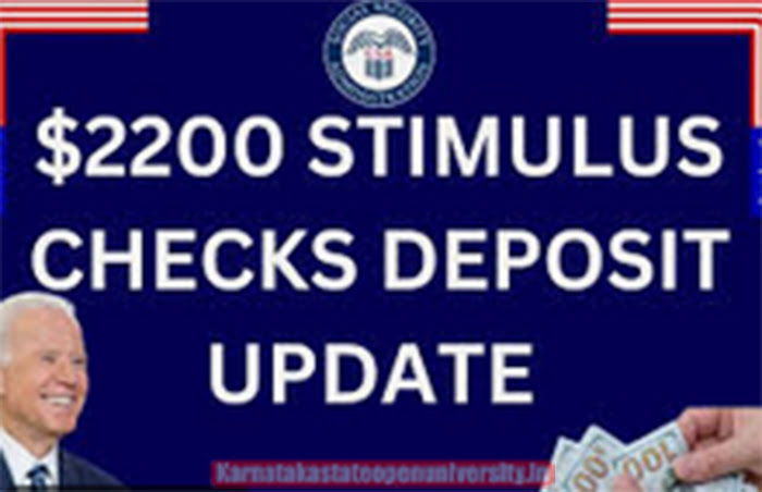 $2200 Stimulus Checks Deposit Update May