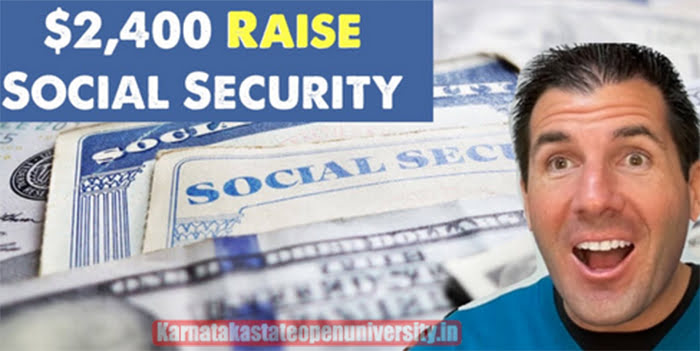 $2400 Social Security Increase In May