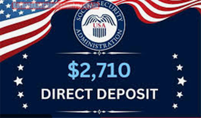 $2,710 Direct Deposit May