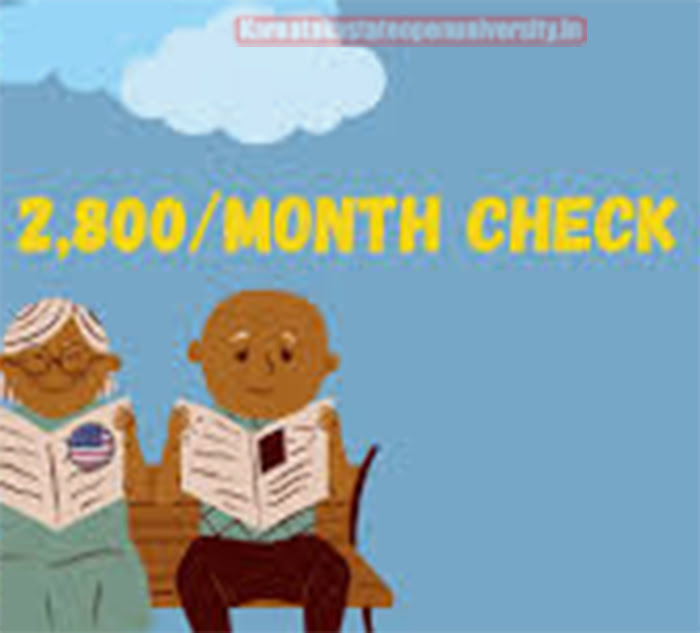 $2,800 Month Checks